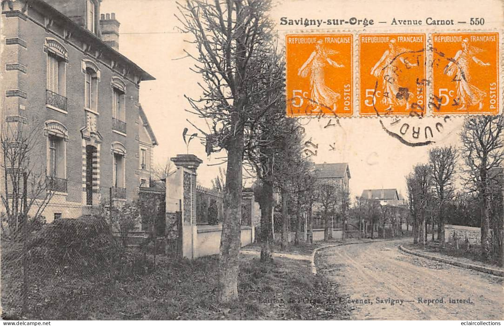 Savigny Sur Orge          91          Avenue Carnot    N° 550       (voir Scan) - Savigny Sur Orge