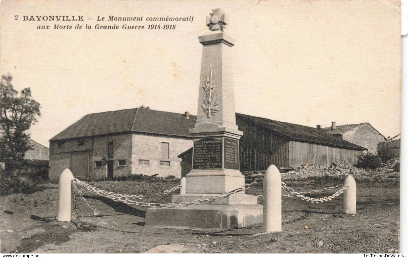 Militaria - RAYONVILLE  - Le Monument Commémoratif Aux Morts De La Grande Guerre 1914 - 1918 - Carte Postale Ancienne - War Memorials