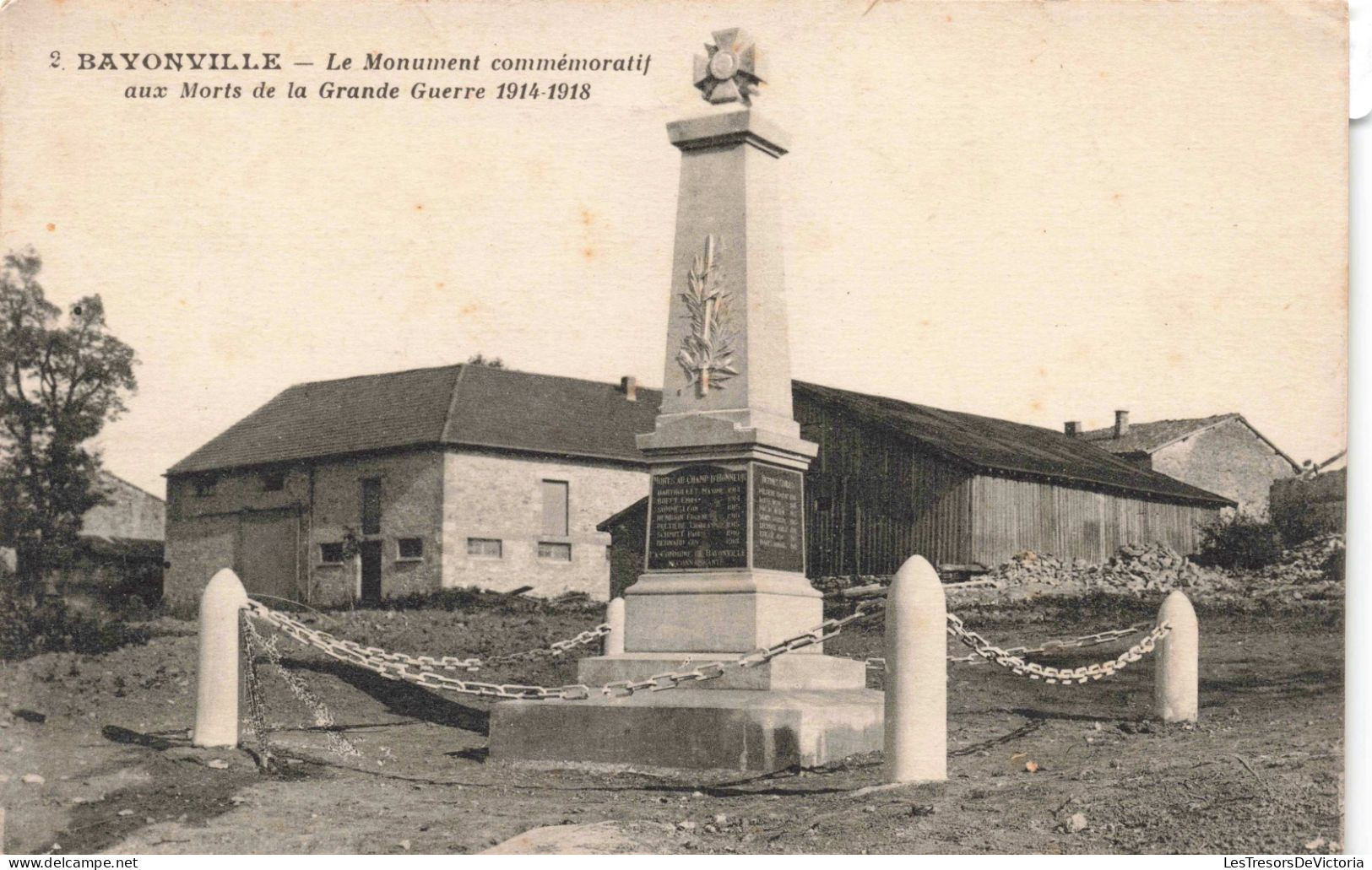 Militaria - RAYONVILLE  - Le Monument Commémoratif Aux Morts De La Grande Guerre 1914 - 1918 - Carte Postale Ancienne - Monuments Aux Morts