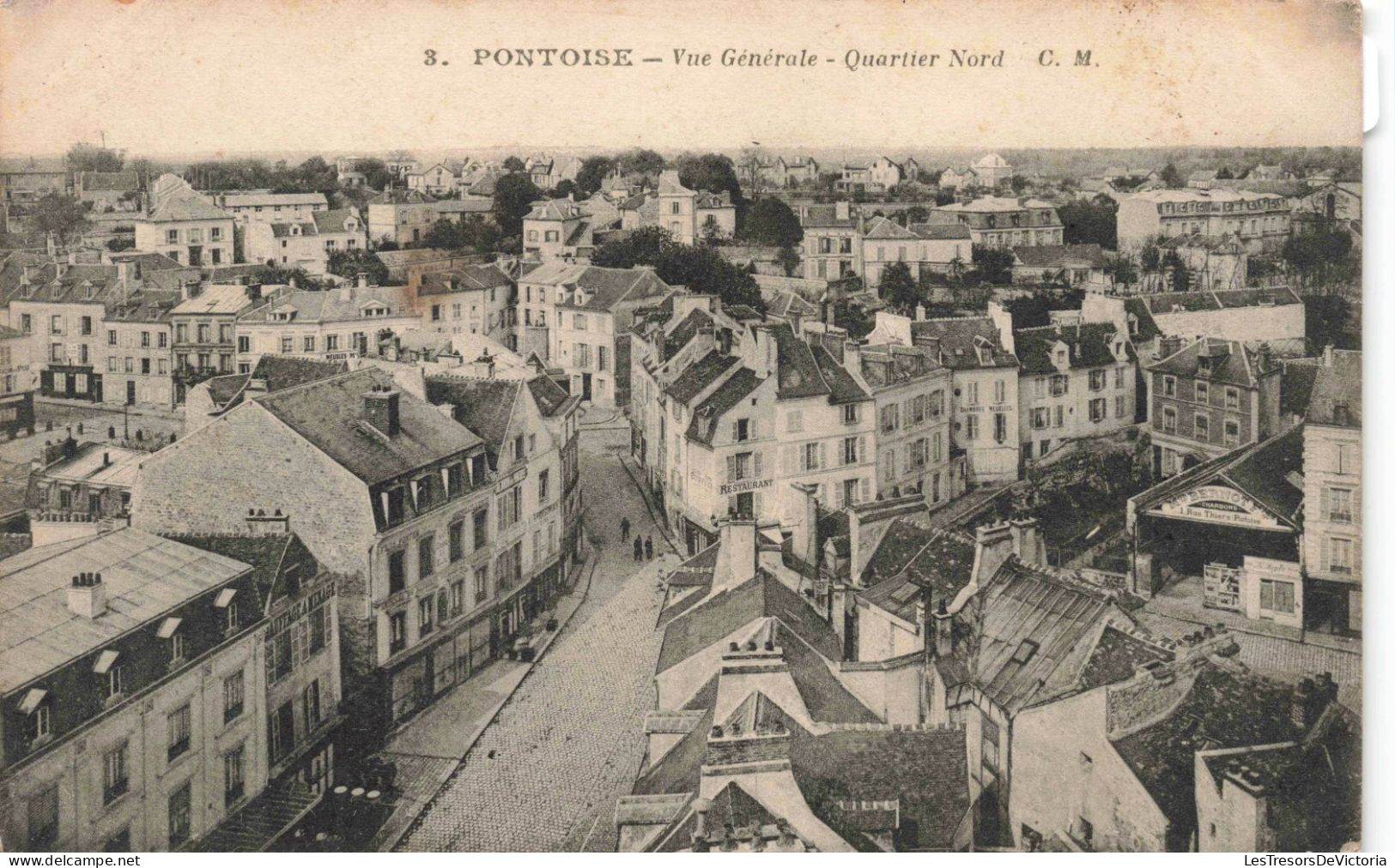 FRANCE - Pontoise - Vue Générale - Quartier Nord - CM - Carte Postale Ancienne - Pontoise