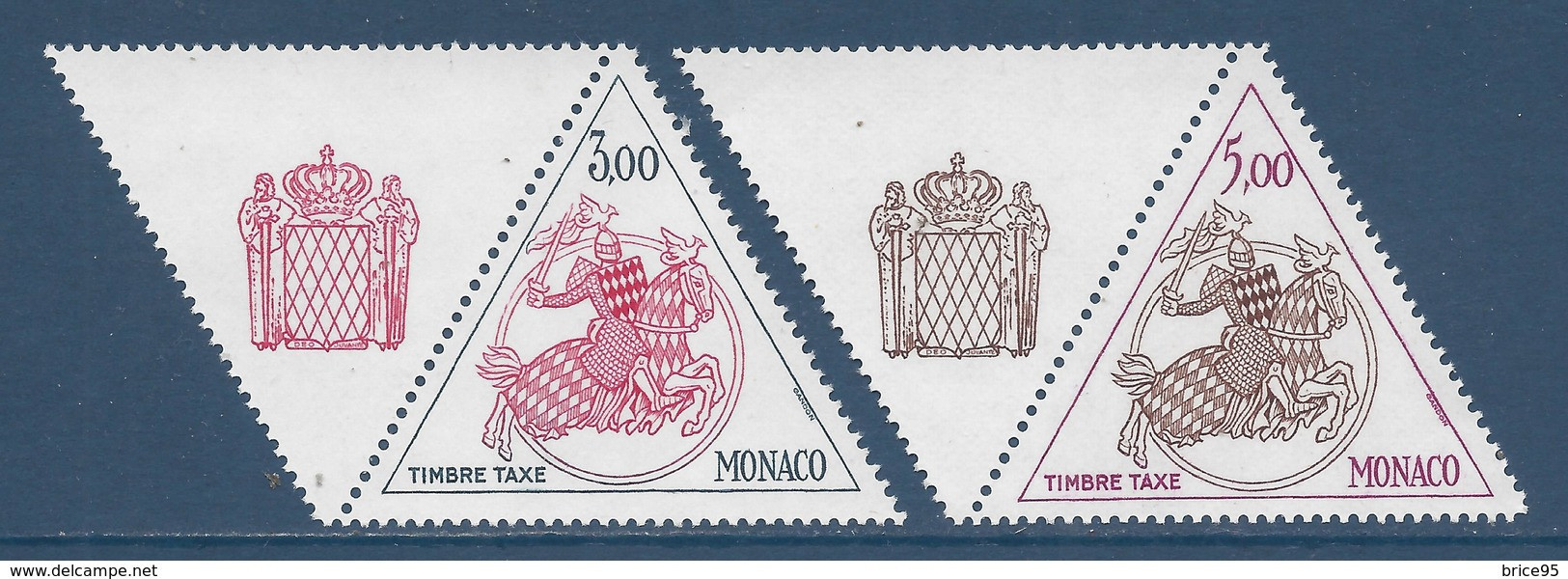 Monaco Taxe - YT N° 73 Et 74 ** - Neuf Sans Charnière - 1983 - Postage Due