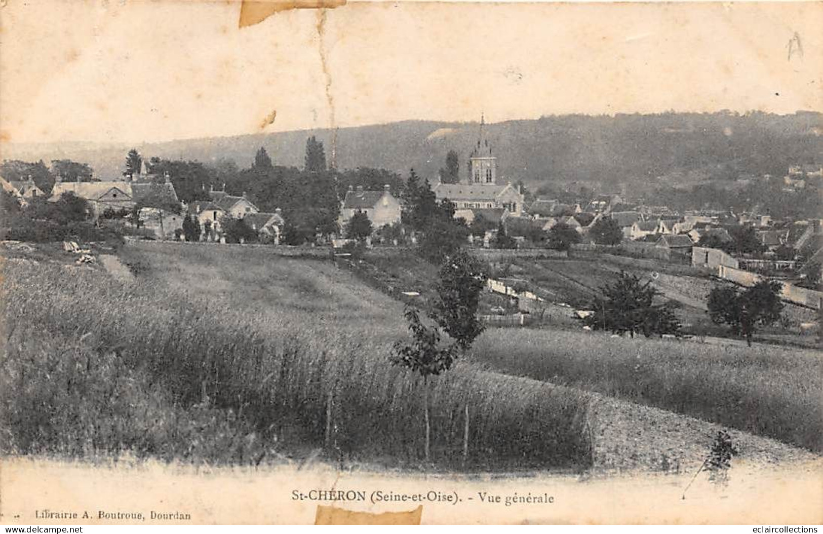 Saint Chéron          91          Vue Générale    -  1  -   Défaut   . (voir Scan) - Saint Cheron