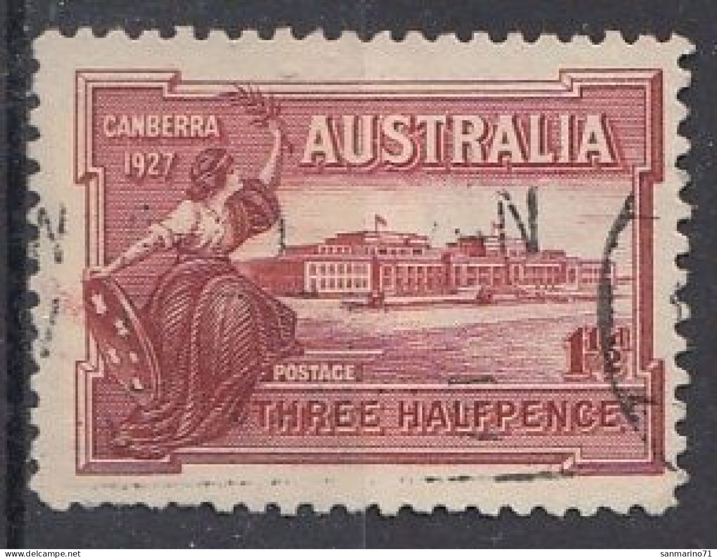 AUSTRALIA 80,used,falc Hinged - Usati