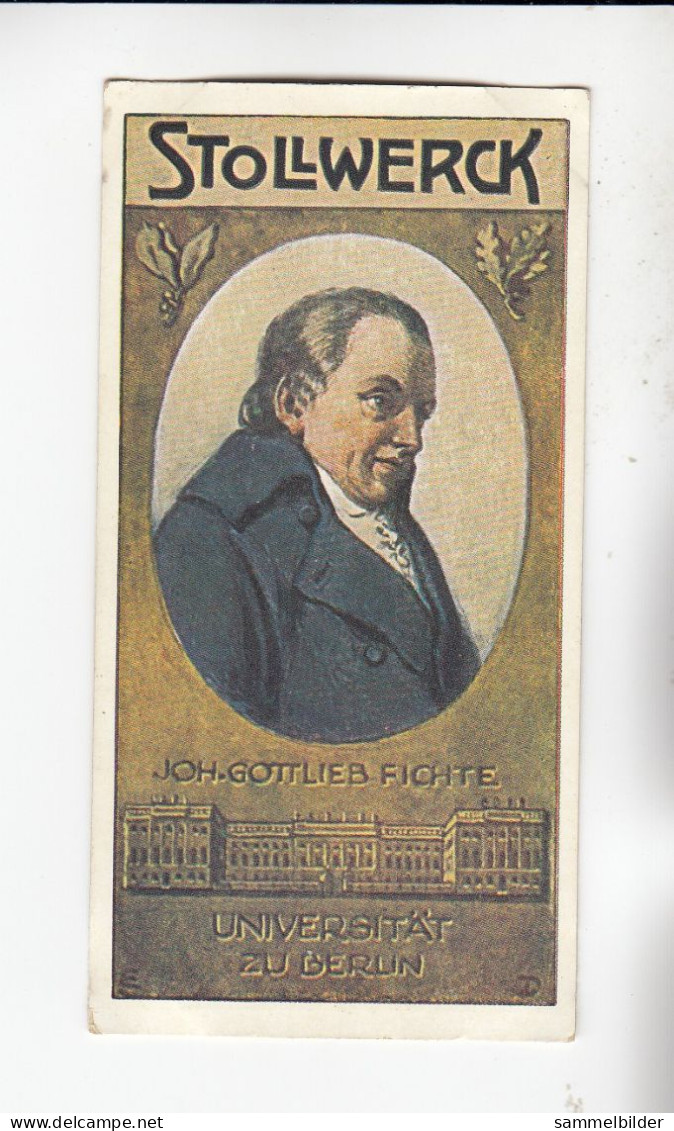 Stollwerck Album No 15 Helden Johann Gottlieb Fichte  Grp 548#3 Von 1915 - Stollwerck