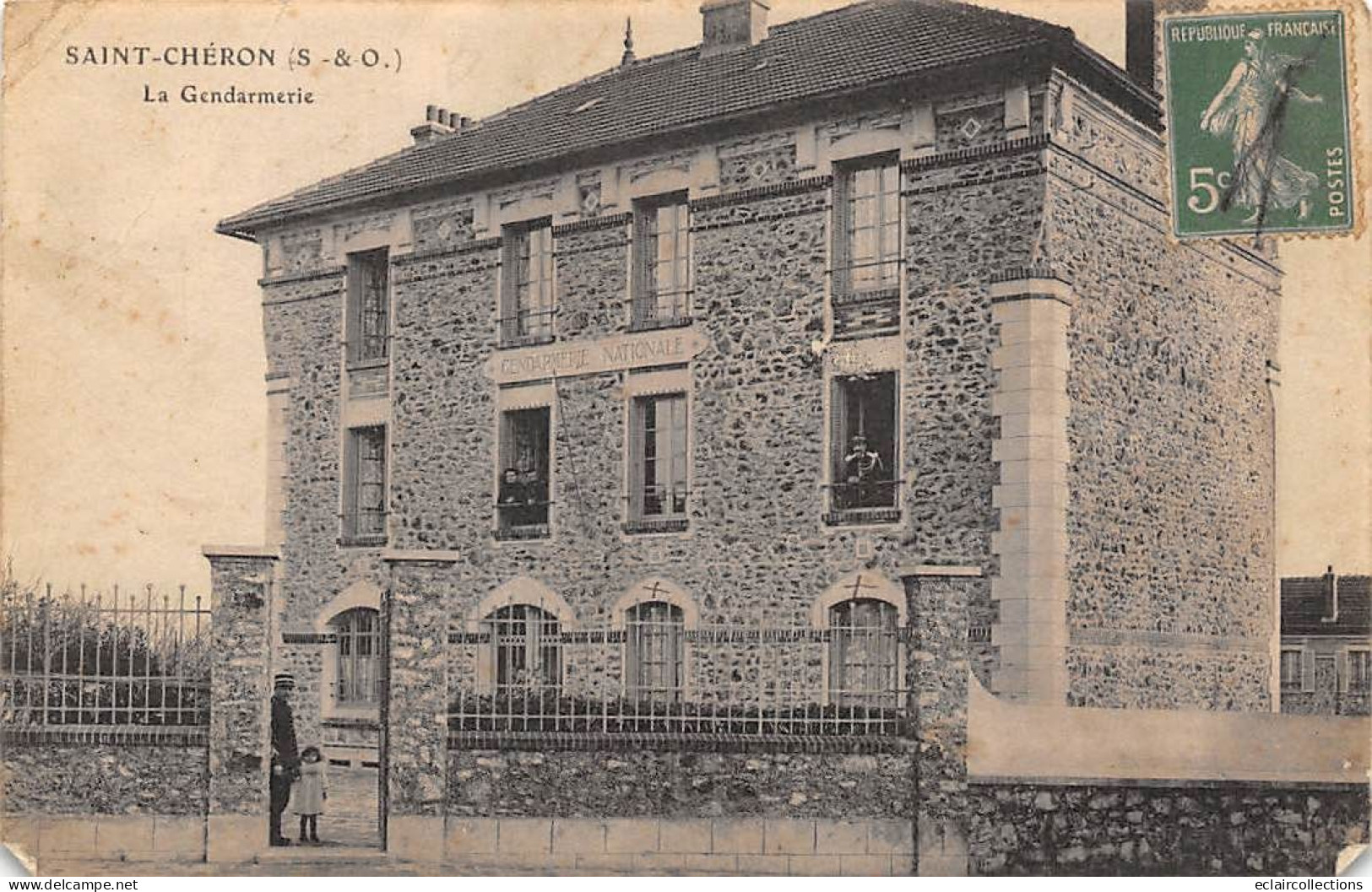 Saint Chéron          91           La Gendarmerie     Décollée . (voir Scan) - Saint Cheron