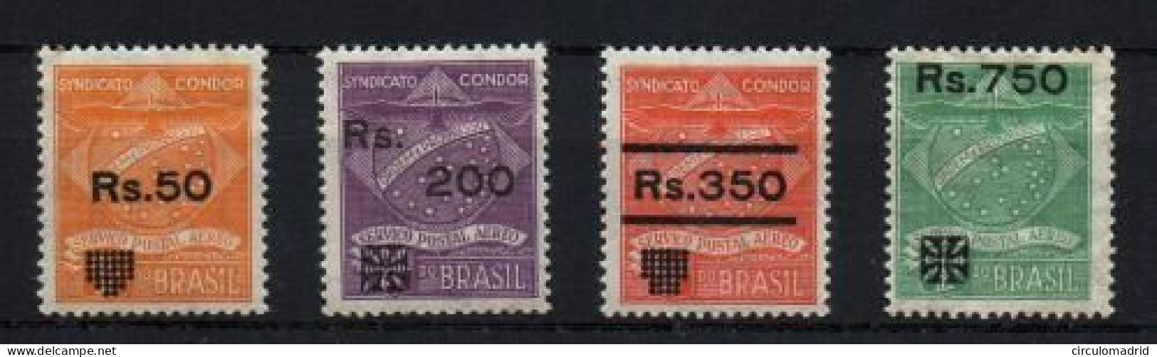 Brasil (Compañía Cóndor) Nº 21/24 - Airmail (Private Companies)