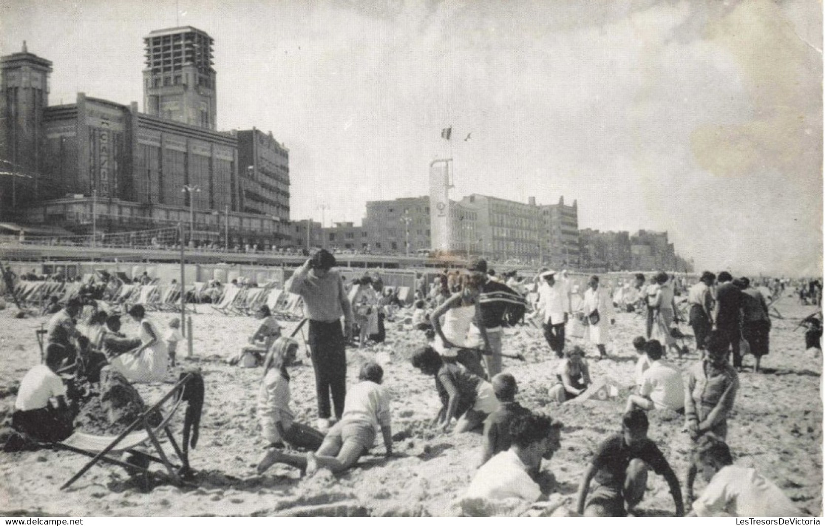 BELGIQUE - Blankenberge - Vue Générale Du Casino Et De La Digue - Plage - Animé - Carte Postale Ancienne - Blankenberge