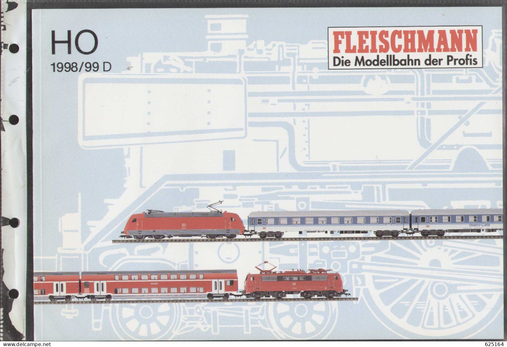 Catalogue FLEISCHMANN 1998/99 Händlerkatalog HO Die Modellbahn Der Profis Mit Original Ordner - Alemania