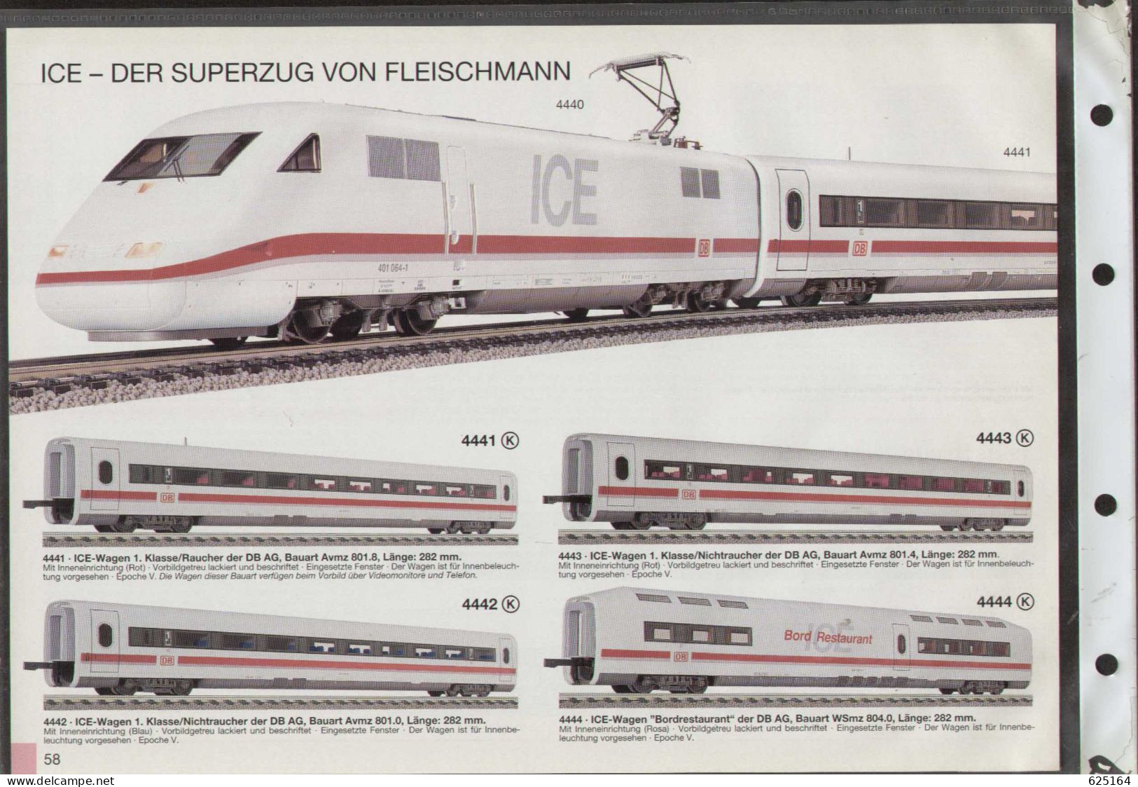 Catalogue FLEISCHMANN 1998/99 Händlerkatalog HO Die Modellbahn Der Profis Mit Original Ordner - German