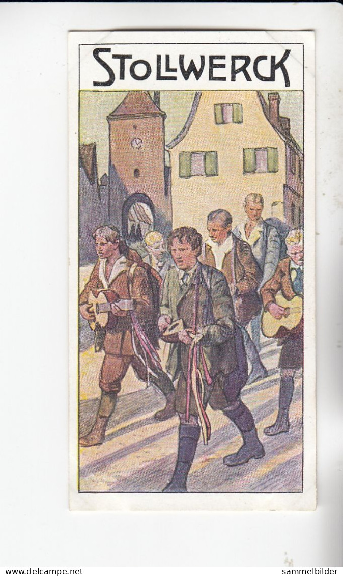 Stollwerck Album No 15 Wandervögel  Mit Gesang Zum Tor Hinaus     Grp 550#6 Von 1915 - Stollwerck