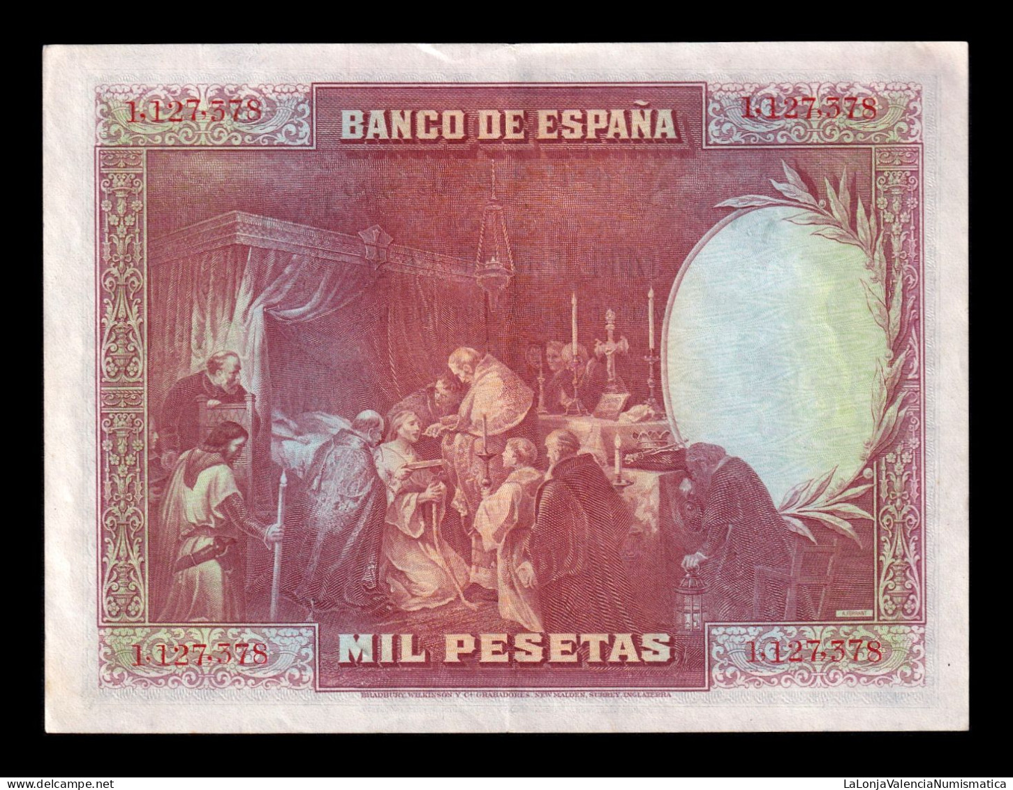 España Spain 1000 Pesetas San Fernando 1928 Pick 78 Ebc Xf - 1000 Peseten