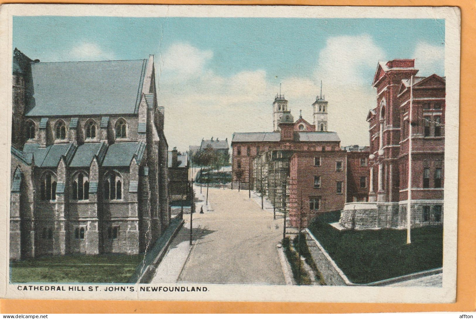 St Johns Newfoundland Canada 1920 Postcard Mailed - St. John's