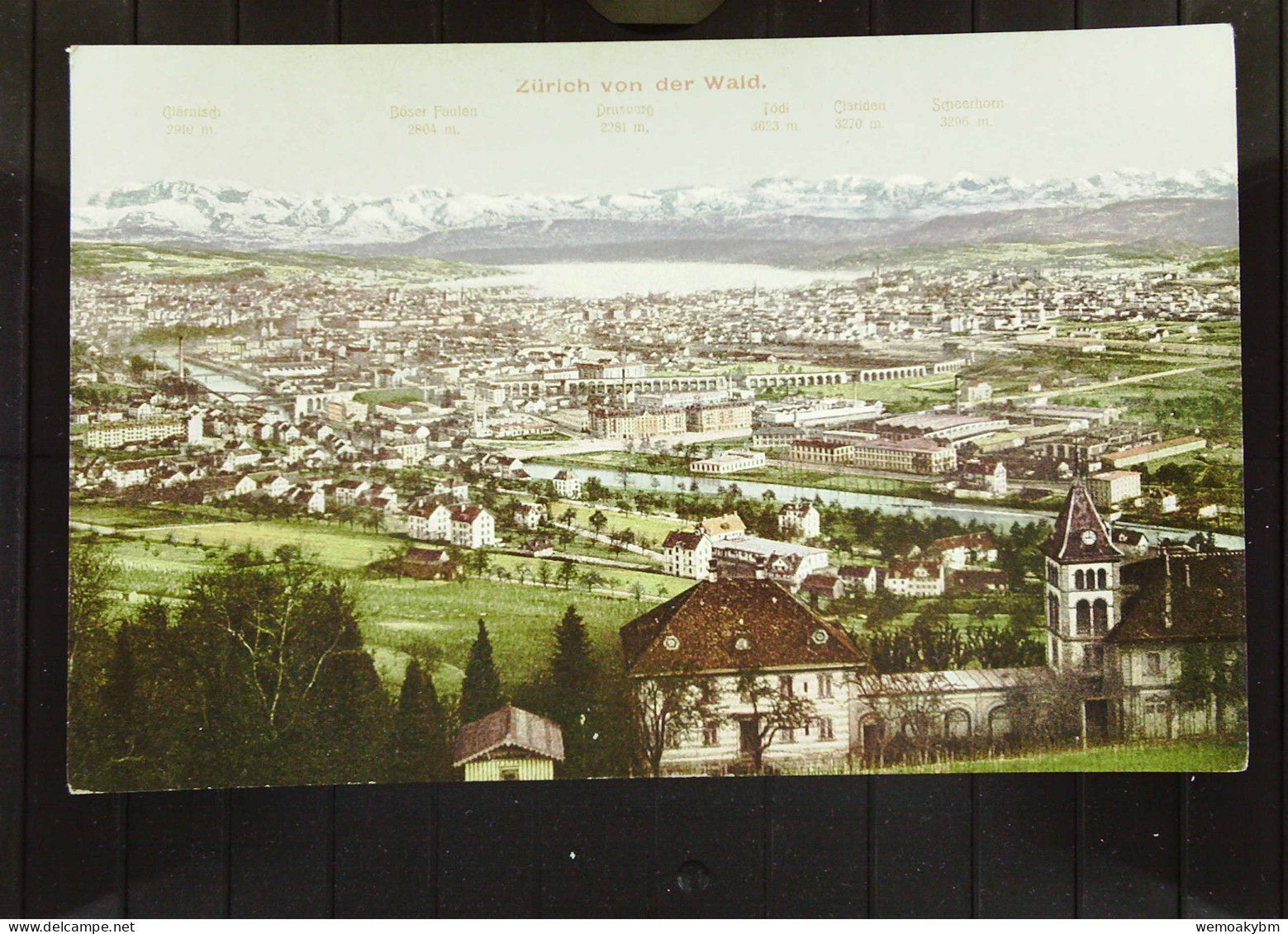 Schweiz: Ansichtskarte Von Zürich Von Der Wald Um 1910 - Wald