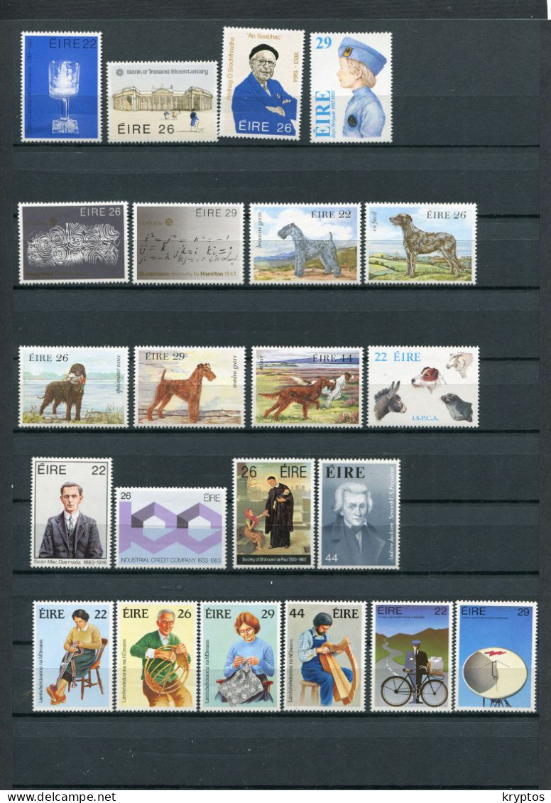 Ireland 1983. Collection Of All Stamps From 1983. WITHOUT All Definitives + 2 Christmas Stamps. ALL MINT - Años Completos