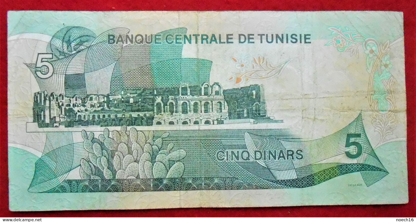 Tunisie, 5 Dinars, Série C32 1972 - P 68a - Sonstige – Afrika
