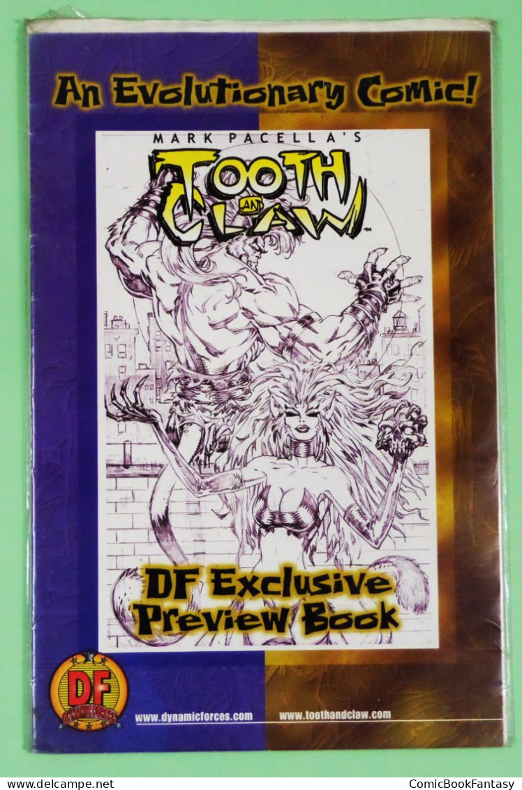 Tooth And Claw: DF Exclusive Preview Book With COA 1999 Dynamic Forces - NM - Other Publishers