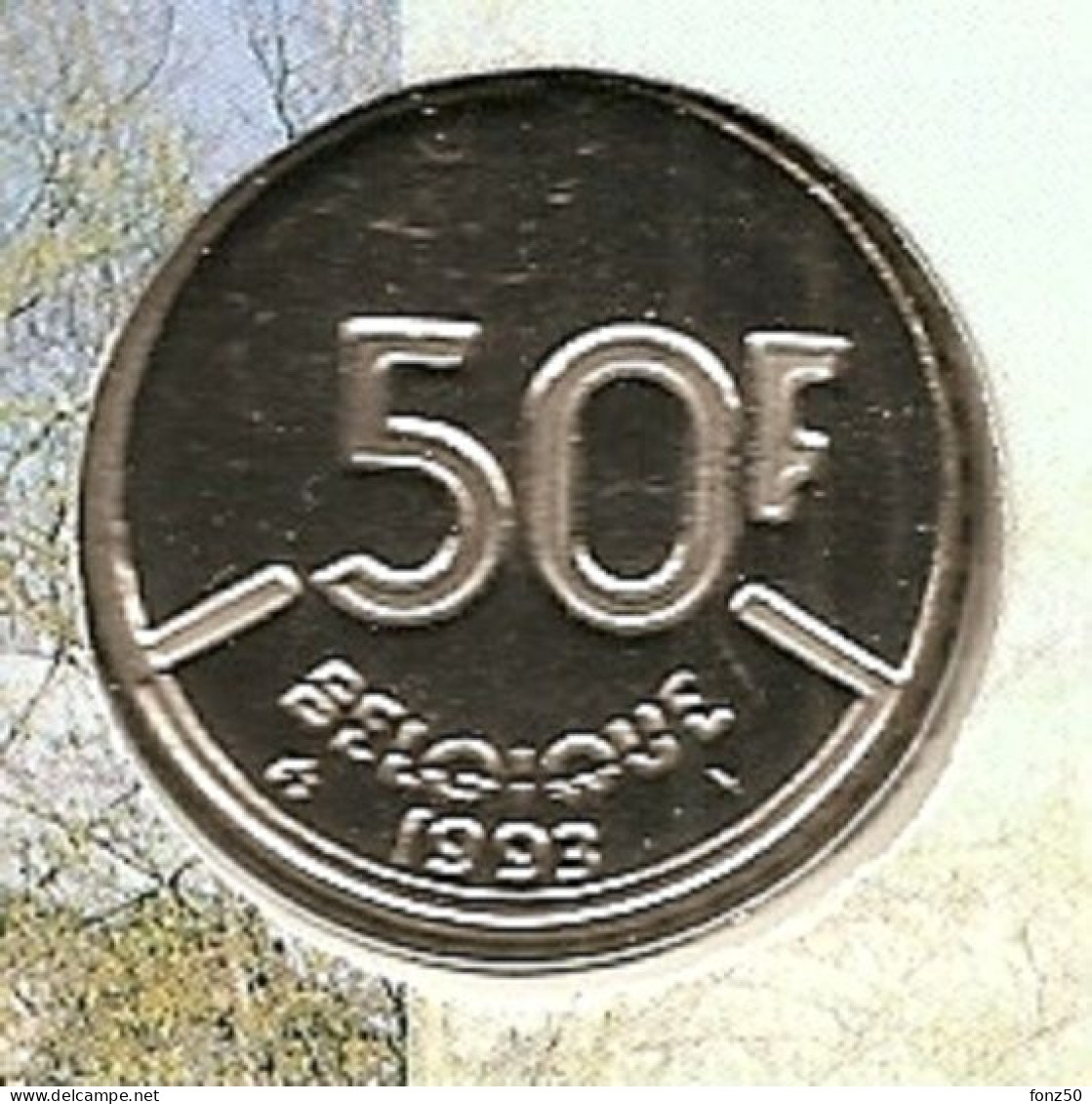 50 Frank 1993 Frans * Uit Muntenset * FDC - 50 Francs