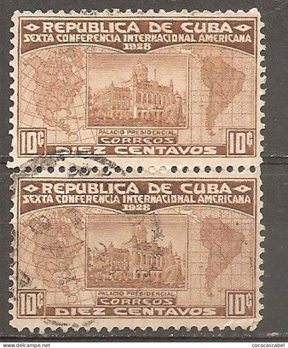 Cuba - Yvert  195 X2 (usado) (o) - Gebruikt