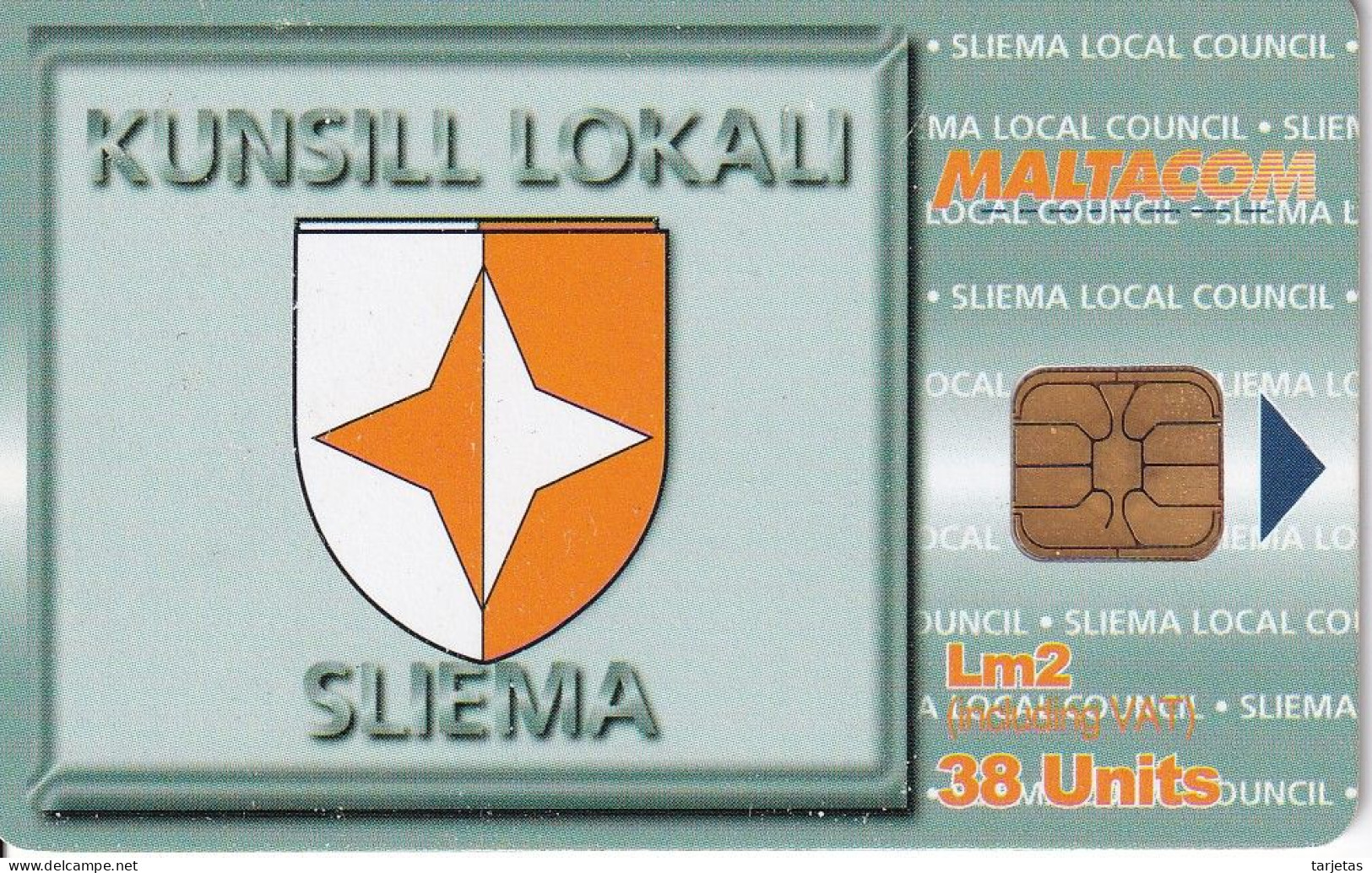 TARJETA DE MALTA DE KUNSILL LOKALI SLIEMA - Malte