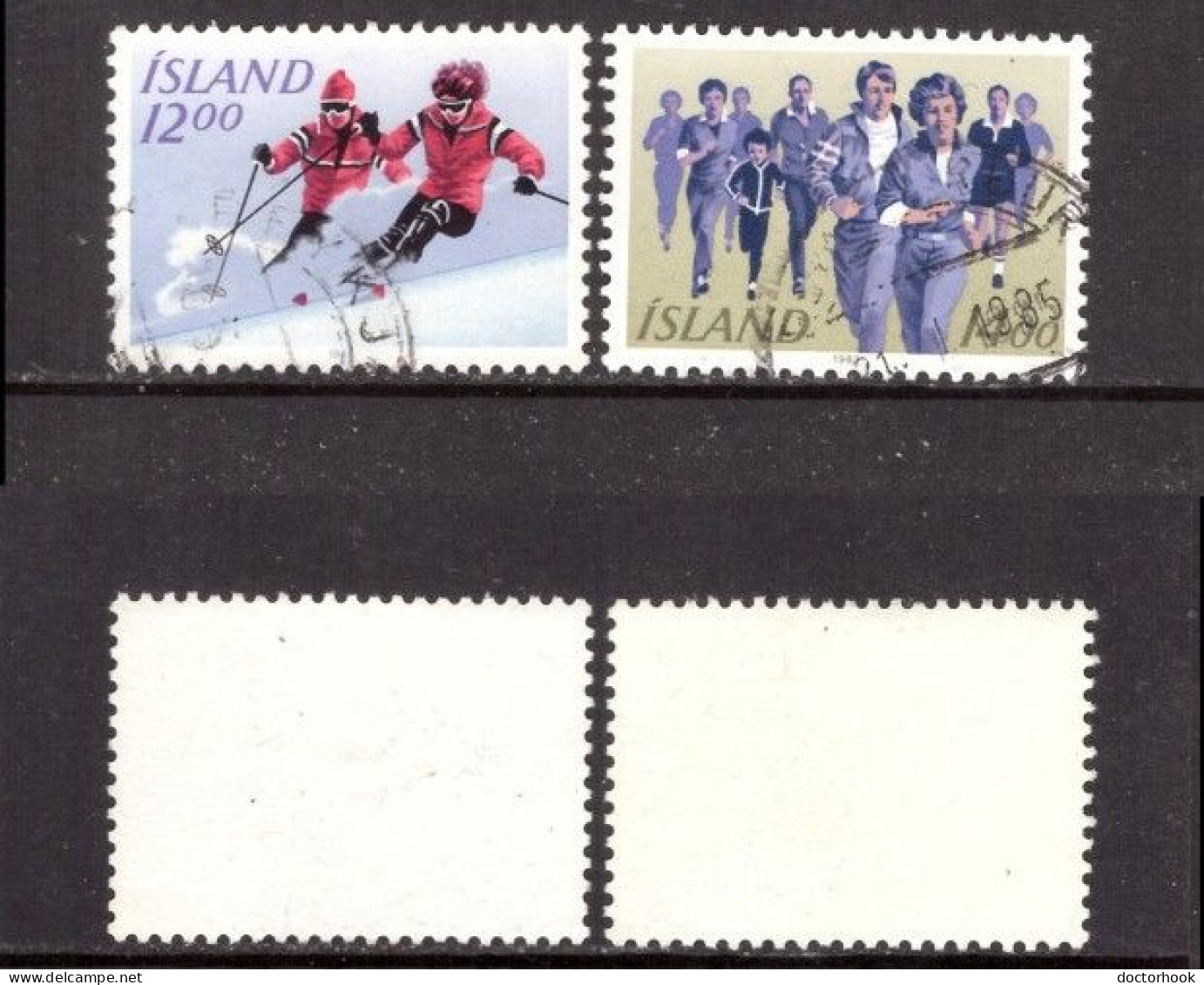 ICELAND   Scott # 578-9 USED (CONDITION AS PER SCAN) (Stamp Scan # 965-9) - Oblitérés