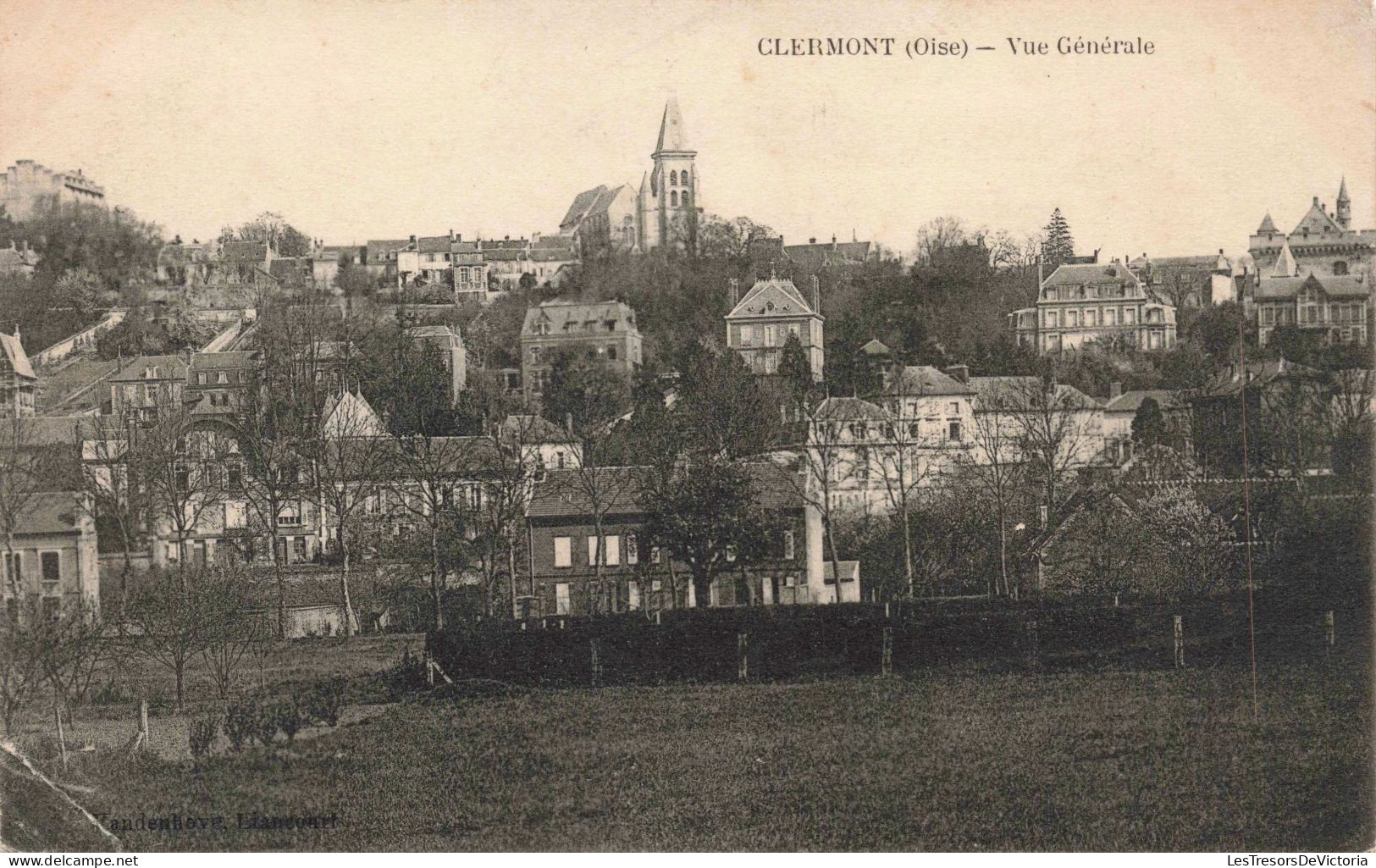 FRANCE - Clermont (Oise) - Vue Générale - Carte Postale Ancienne - Clermont