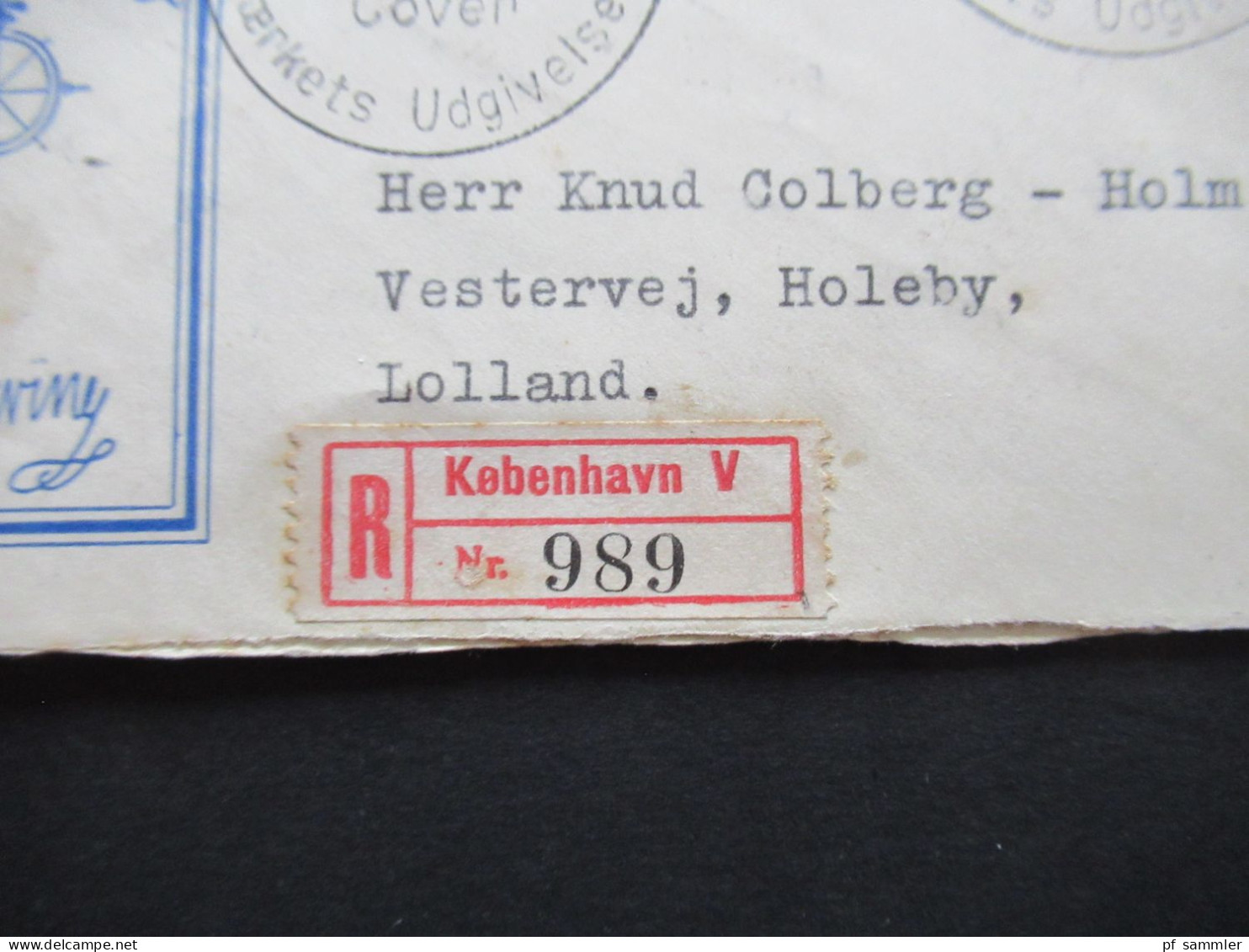 Dänemark 27.11.1941 200. Todestag Vitus Bering Seefahrer FDC Einschreiben Kobenhavn V Nach Lolland - Covers & Documents