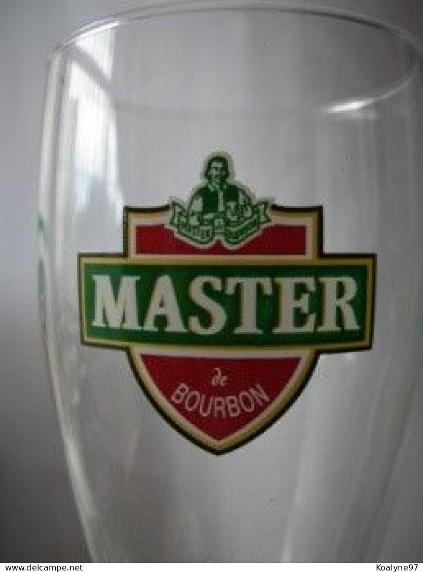 ANCIEN VERRE COLLECTOR MASTER ILE DE LA REUNION BIERE BEER BRASSERIES DE BOURBON - Bicchieri