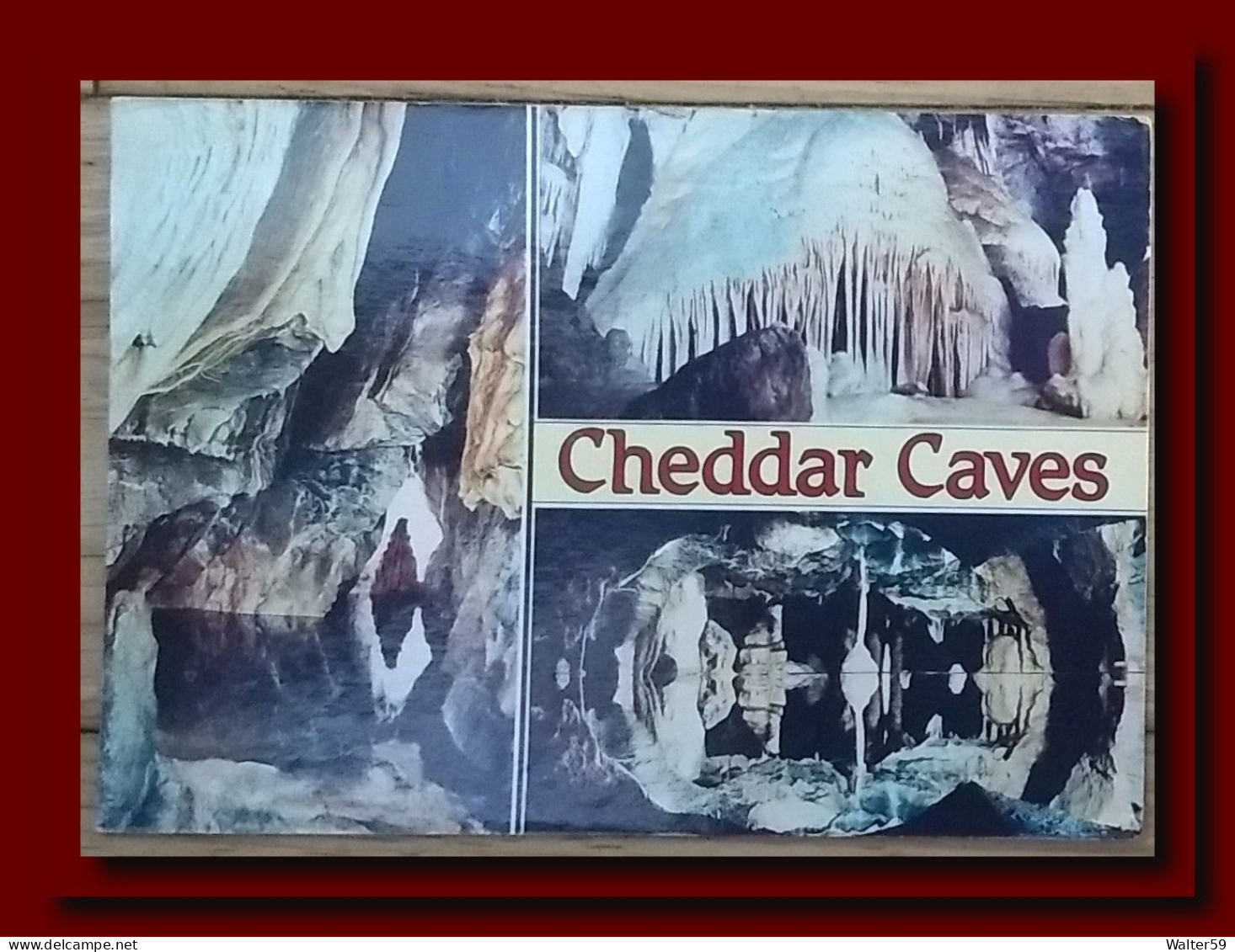 1993 UK Great Britain Postcard Multiview Cheddar Caves Sent To Scotland 2scans - Cheddar