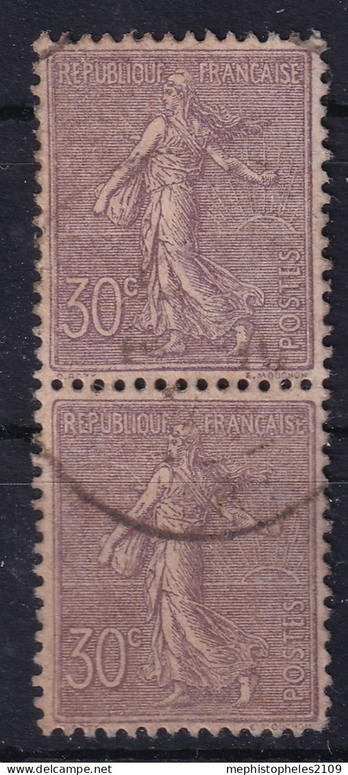 FRANCE 1903 - Canceled - YT 133 - Pair! - 1903-60 Semeuse Lignée