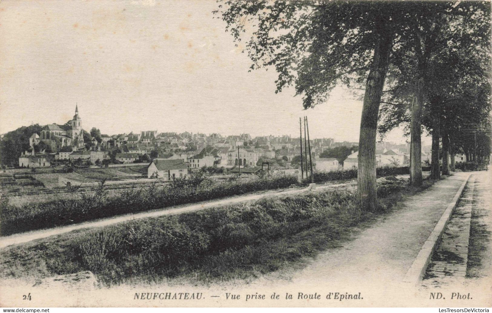 FRANCE - Neufchateau - Vue Prise De La Route D'Epinal - ND - Carte Postale Ancienne - Neufchateau