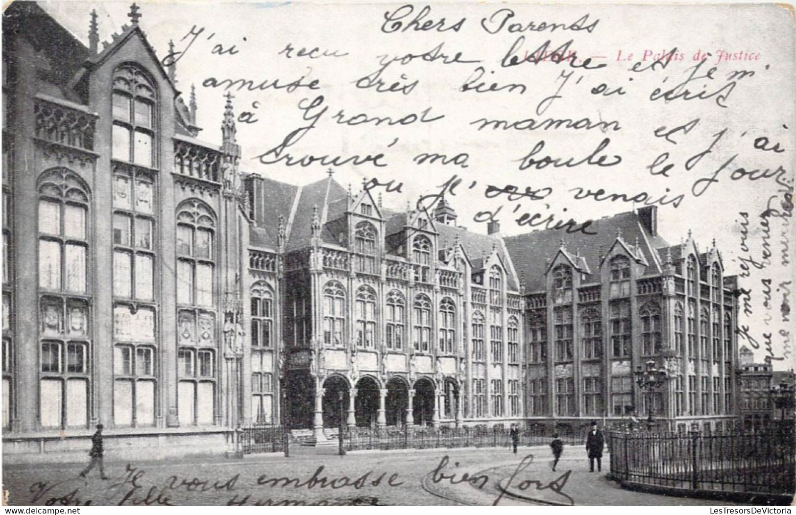 BELGIQUE - Liège - Le Palais De Justice - Carte Postale Ancienne - Liege