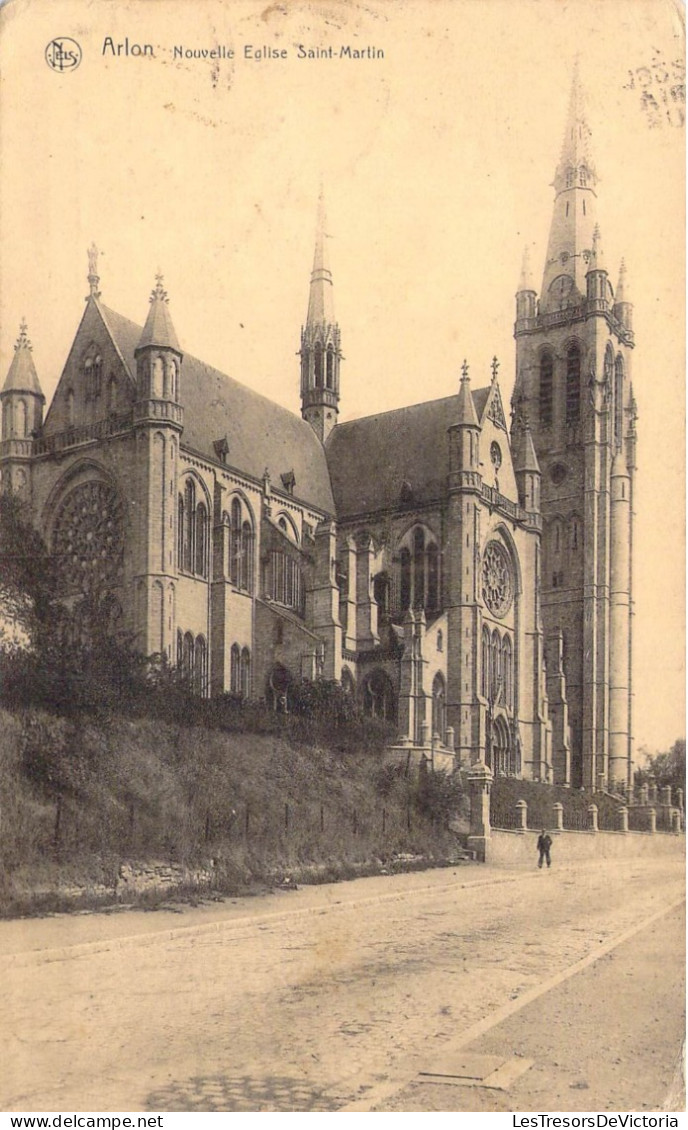 BELGIQUE - Arlon - Nouvelle Eglise Saint-Martin - Carte Postale Ancienne - Aarlen