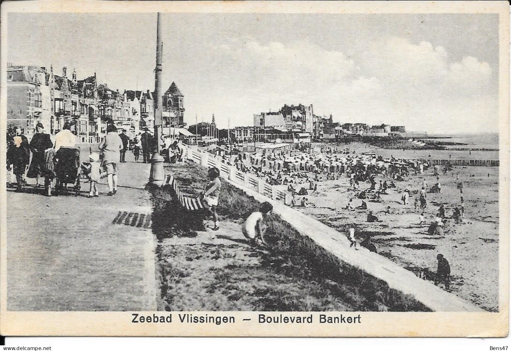 Vlissingen Zeebad Vlissingen - Boulevard Bankert 7-9-1931 - Vlissingen