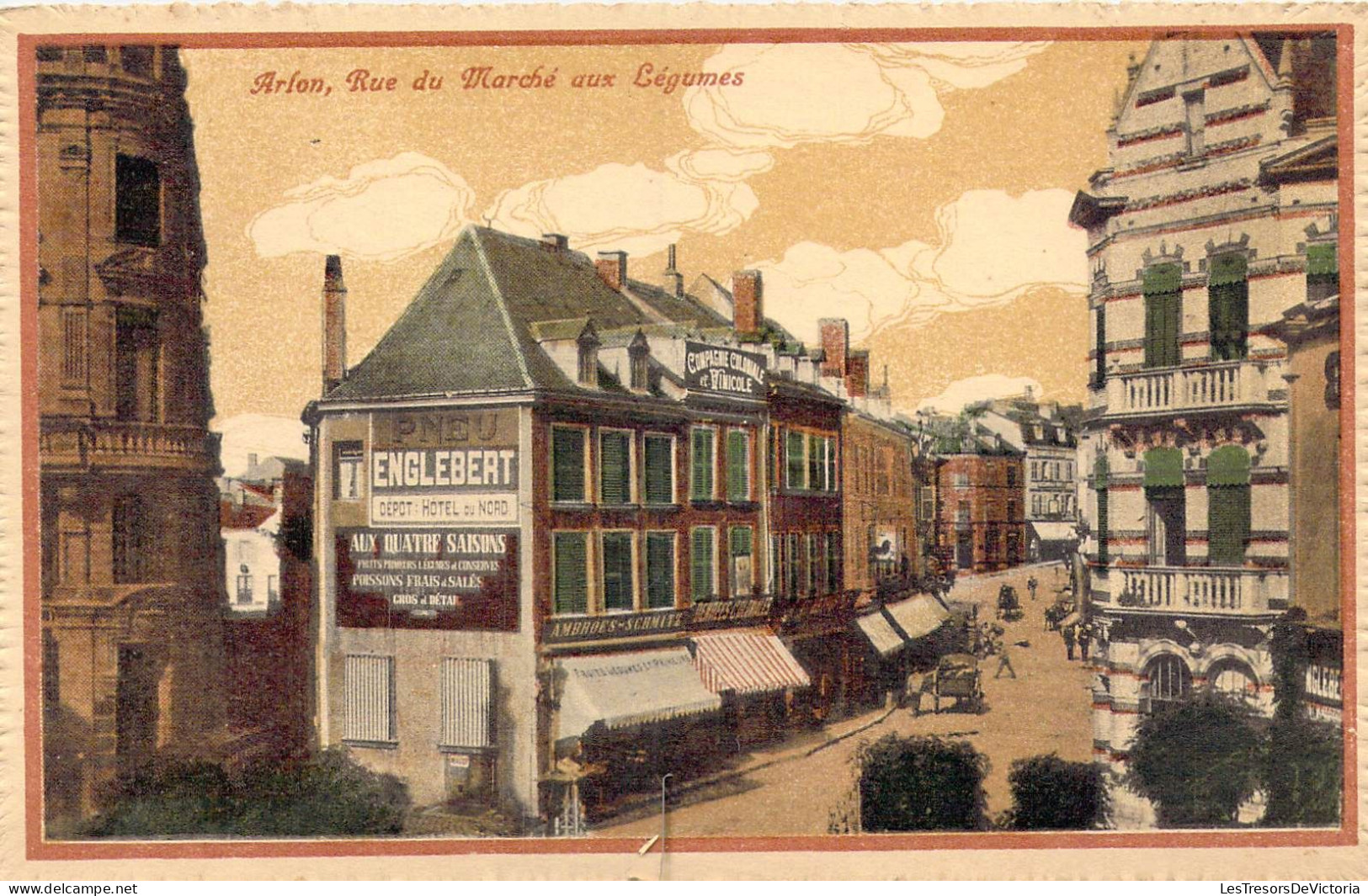 BELGIQUE - Arlon - Rue Du Marché Aux Légumes - Carte Postale Ancienne - Aarlen