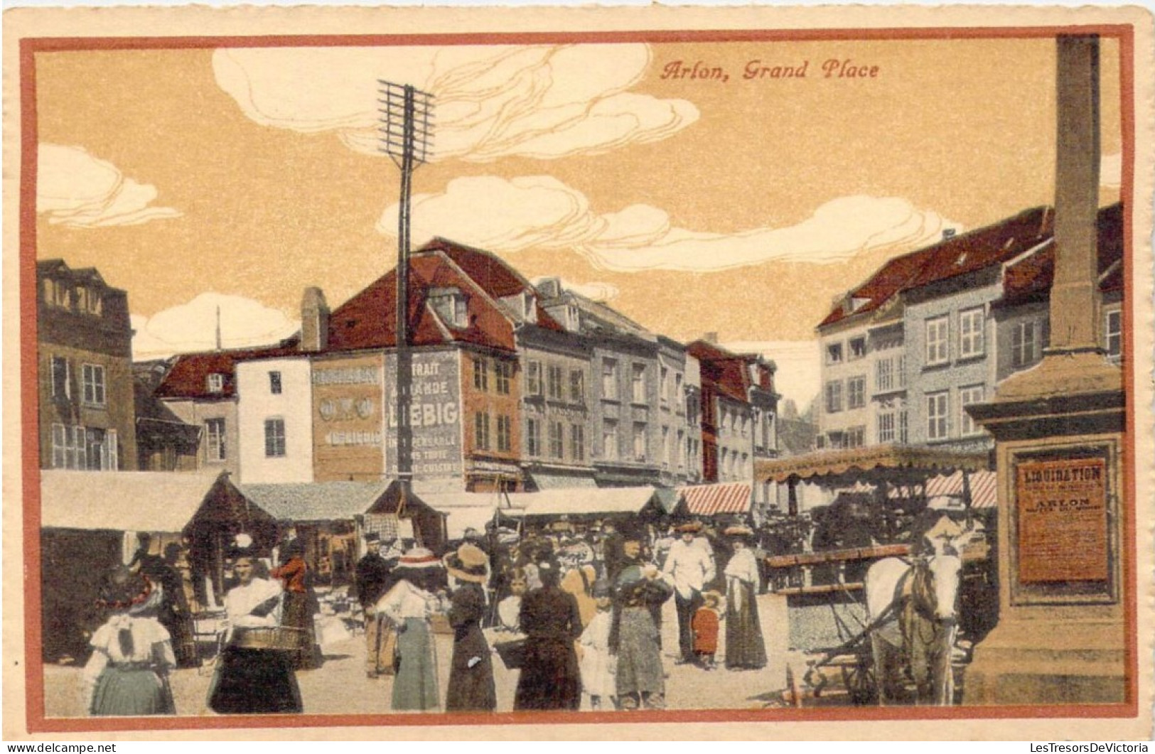 BELGIQUE - Arlon - Grand Place - Carte Postale Ancienne - Arlon