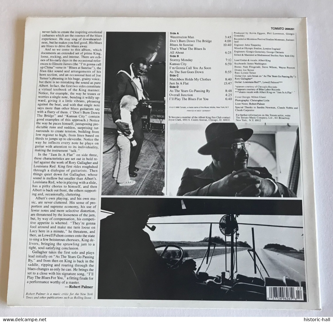 ALBERT KING - Live - 2 LP - 1989 - German Press - Blues