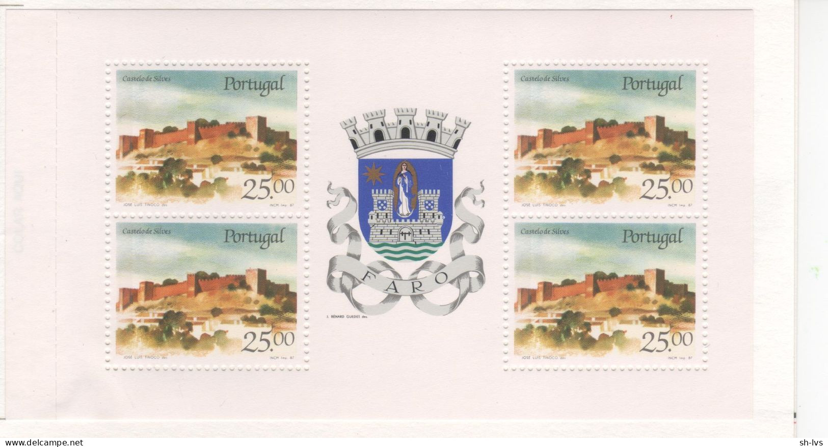 PORTUGAL - 1987 - KASTELEN EN WAPENSCHILDEN VAN PORTUGAL - Carnets