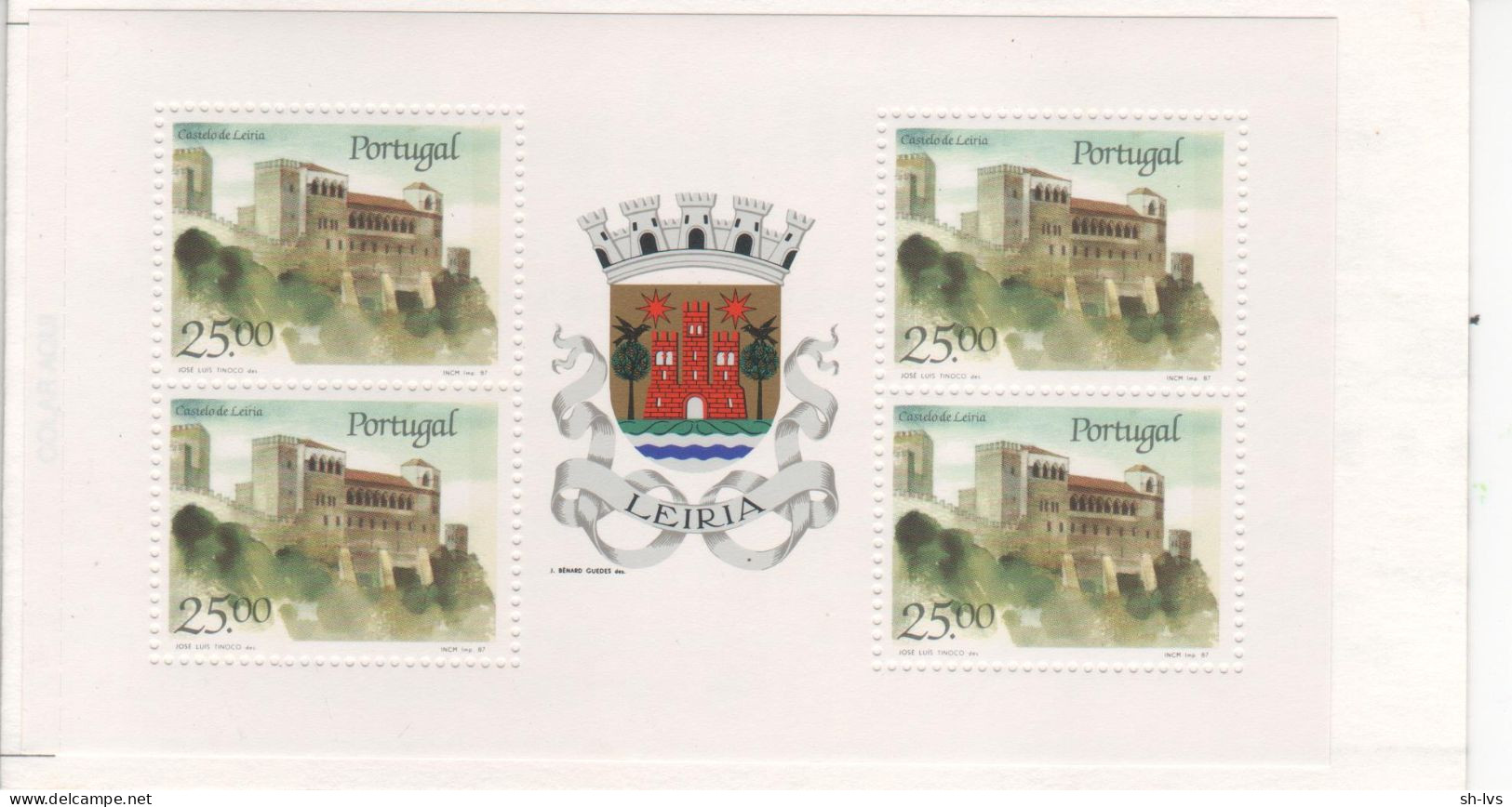 PORTUGAL - 1987 - KASTELEN EN WAPENSCHILDEN VAN PORTUGAL - Markenheftchen