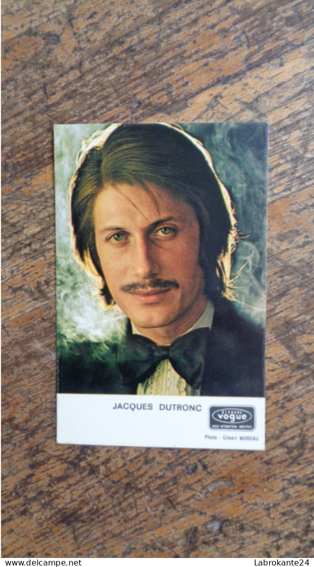 REF 633 : Autographe Original Jacques DUTRONC - Sänger Und Musiker