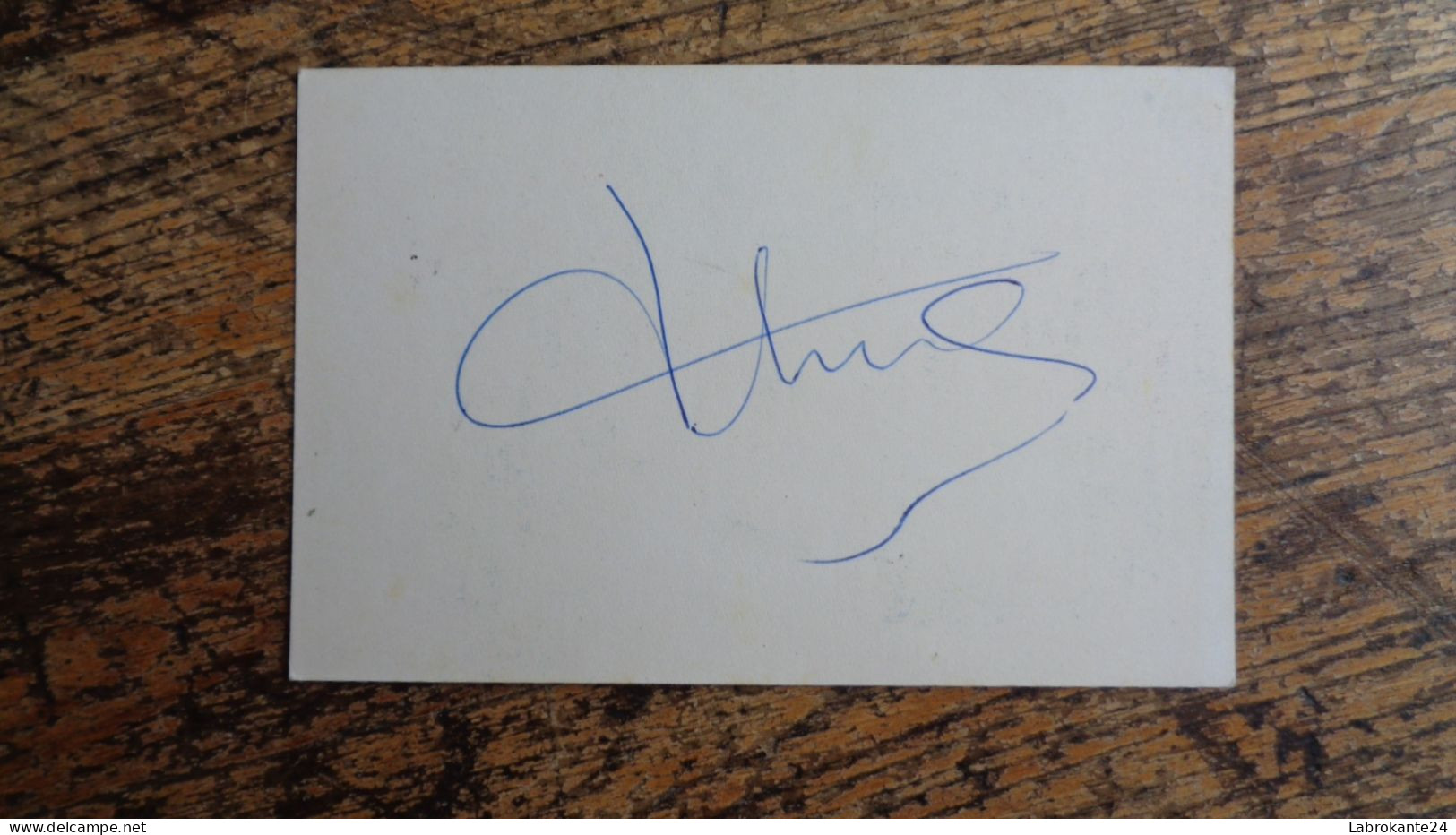 REF 633 : Autographe Original Jacques DUTRONC - Sänger Und Musiker