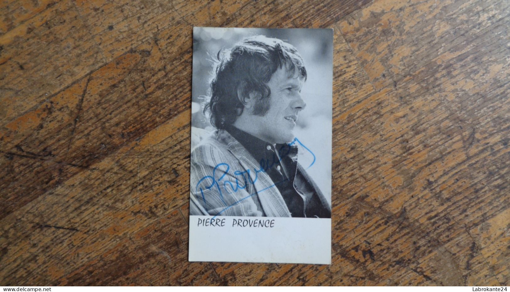 REF 633 : Autographe Original Pierre Provence - Zangers & Muzikanten