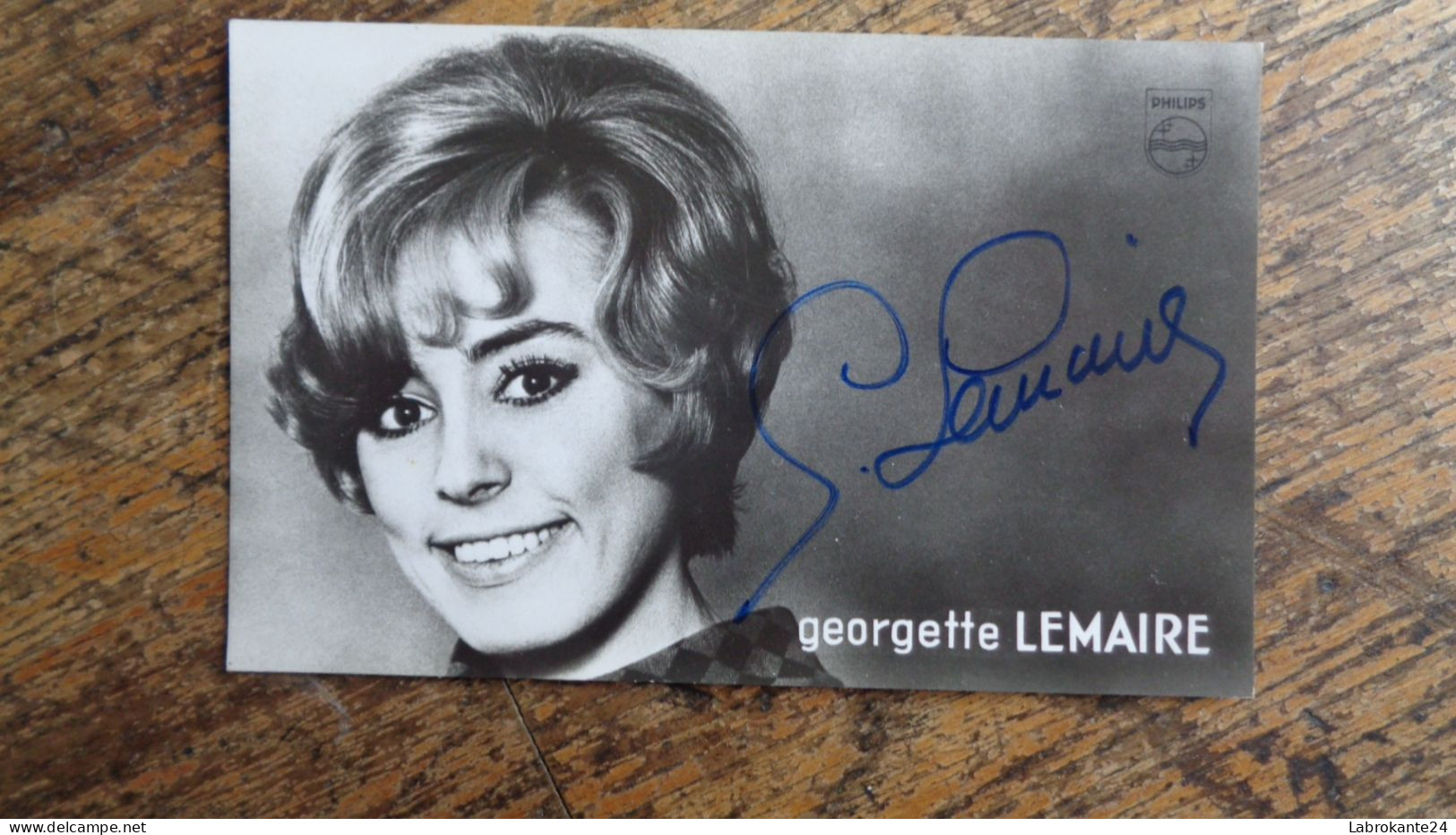 REF 633 : Autographe Original Georgette Lemaire - Sänger Und Musiker