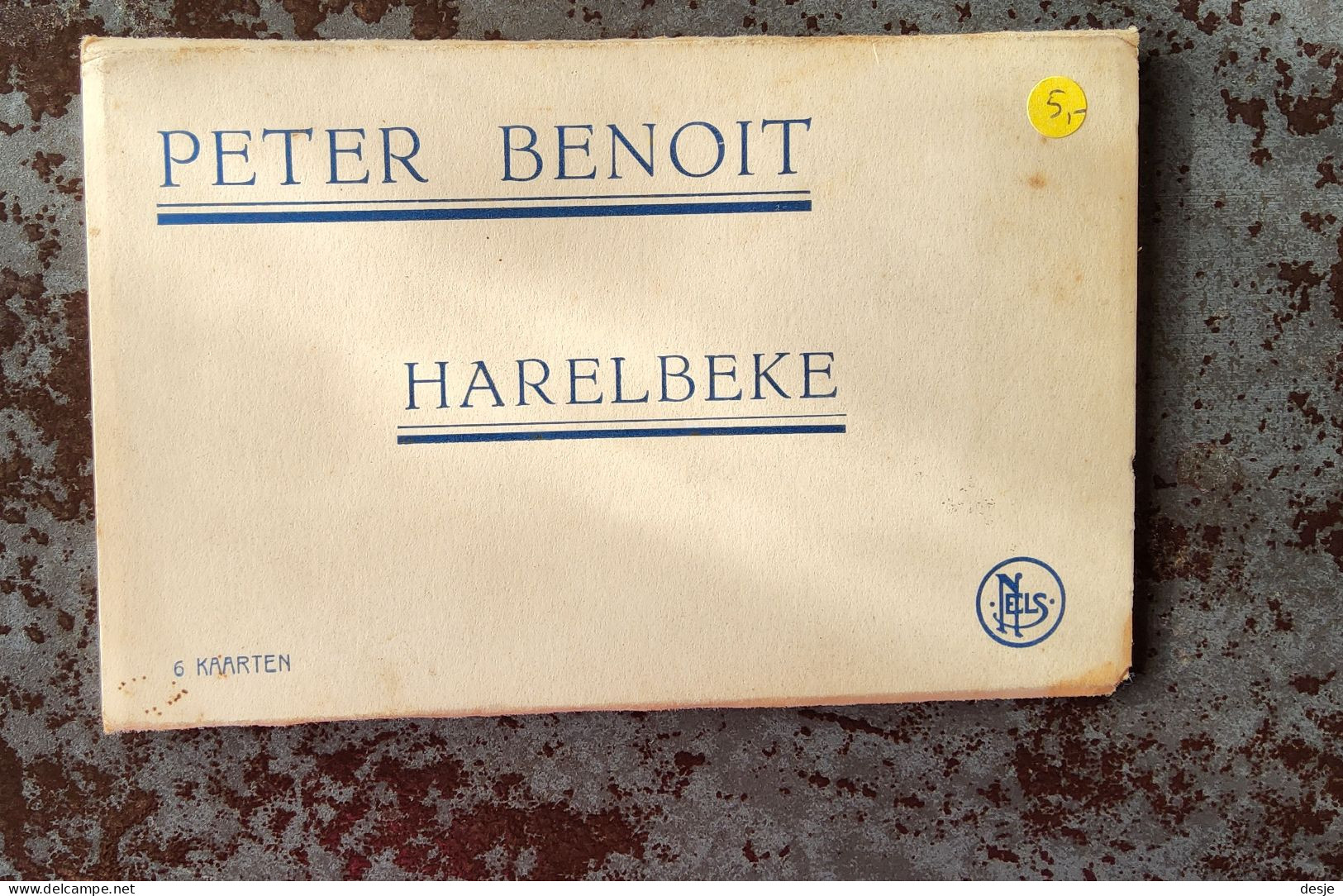 Harelbeke Componist Peter Benoit (1834-1901) Map Met 6 Postkaarten - Harelbeke