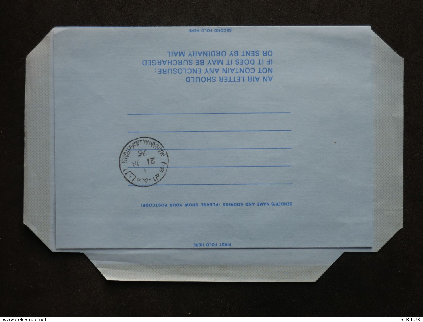 BW12 FRANCE   BELLE LETTRE AEROGRAMME  1976  1ER VOL CONCORDE  LONDON BARHEIM ++AFF.PLAISANT++    + - 1960-.... Lettres & Documents