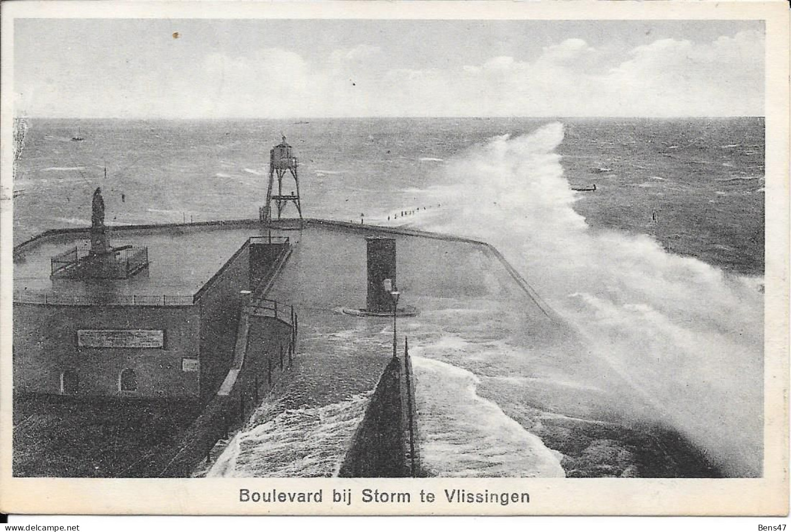 Vlissingen Boulevard Bij Storm 15-7-1929 - Vlissingen
