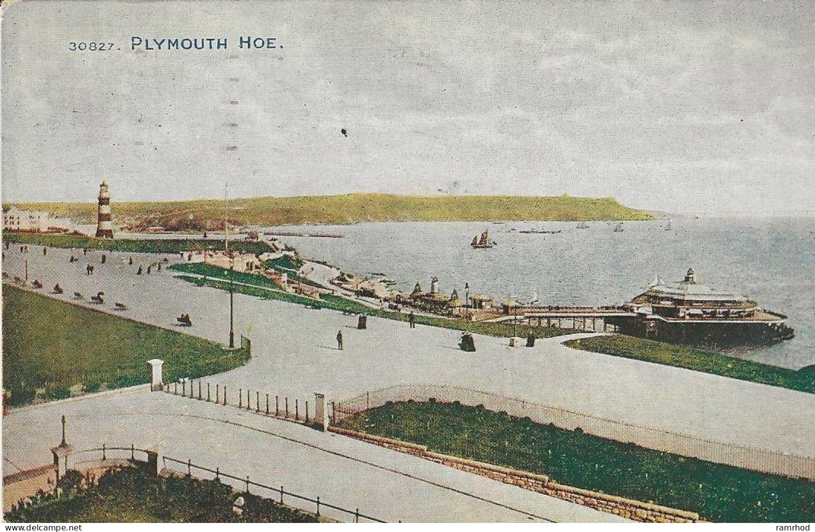 PLYMOUTH HOE (Publisher - Celesque) Date - September 1928, Used (Vintage) - Plymouth