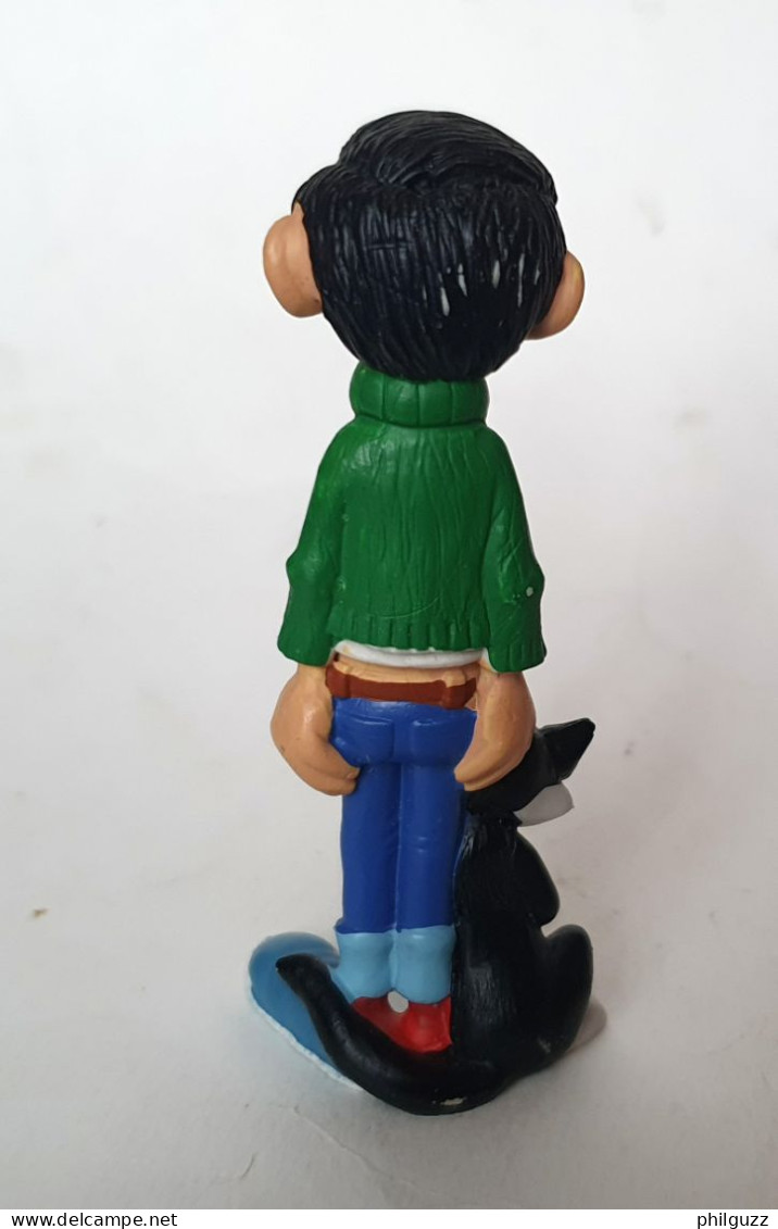 Figurine GASTON LAGAFFE à Une Idée PLASTOY 1988 - FRANQUIN 1er Tirage Visage Peint (1) - Figurines En Plastique