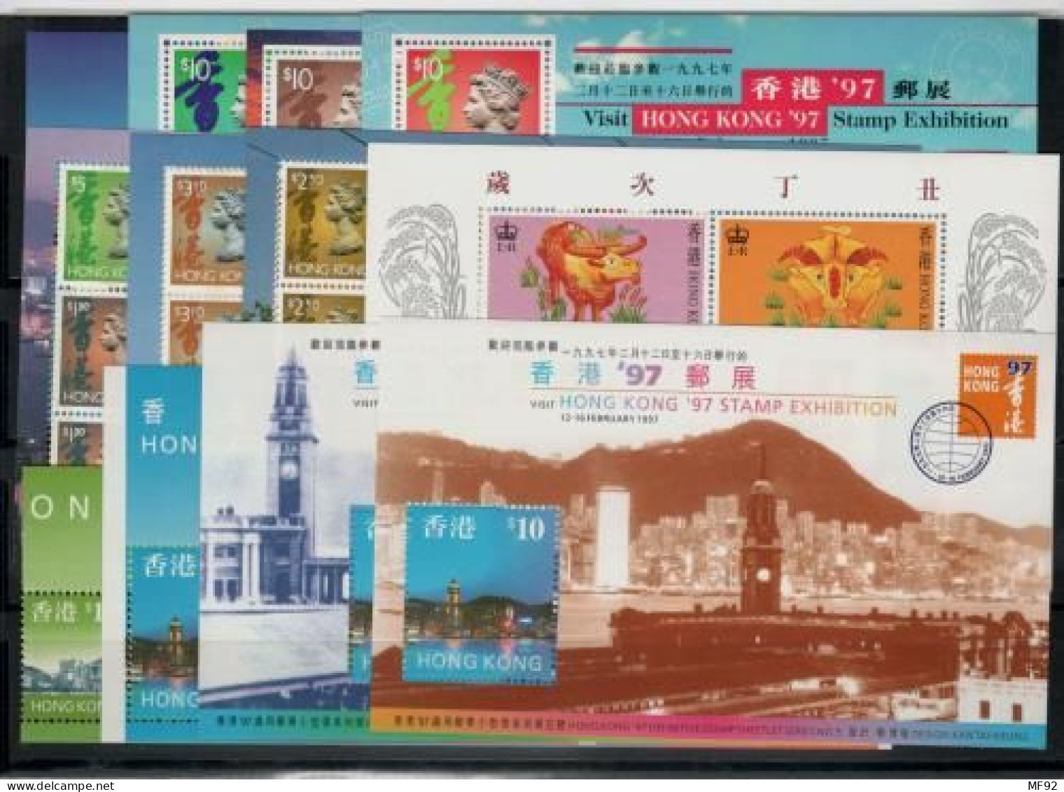 Hong Kong (Hoja Bloque) Nº 39/40,42/42A,44/51. - Blocs-feuillets