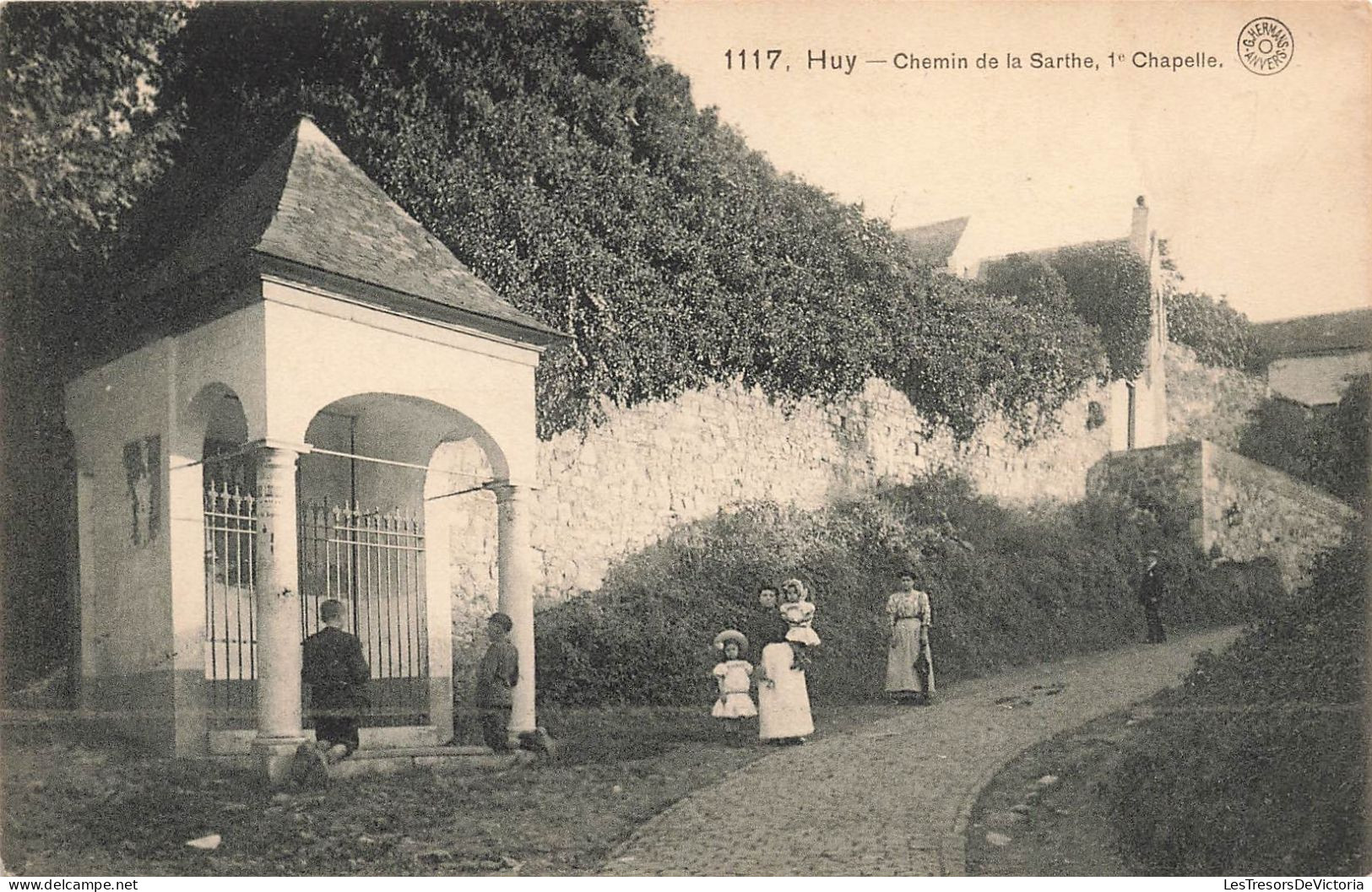 Belgique - Huy - Chemin De La Sarthe - 1e Chapelle - Animé - G. Hermans - Carte Postale Ancienne - Huy