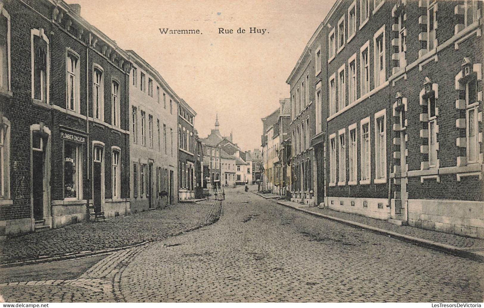 Belgique - Waremme - Rue De Huy - H. Bertels - Oblitéré 1910 - Carte Postale Ancienne - Waremme